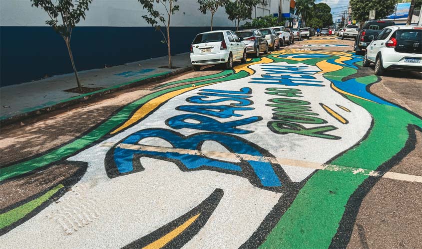 Prefeitura orienta pintura de ruas para a Copa