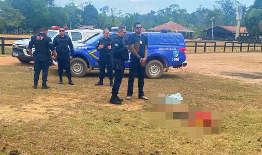 Homem é perseguido e morto a tiros em fazenda na BR-364 em Porto Velho