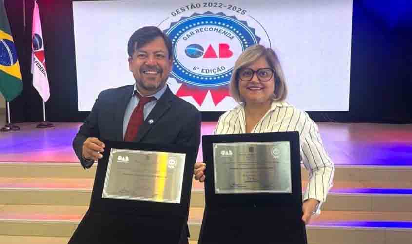 Direito de Porto Velho e Cacoal recebem selo da OAB