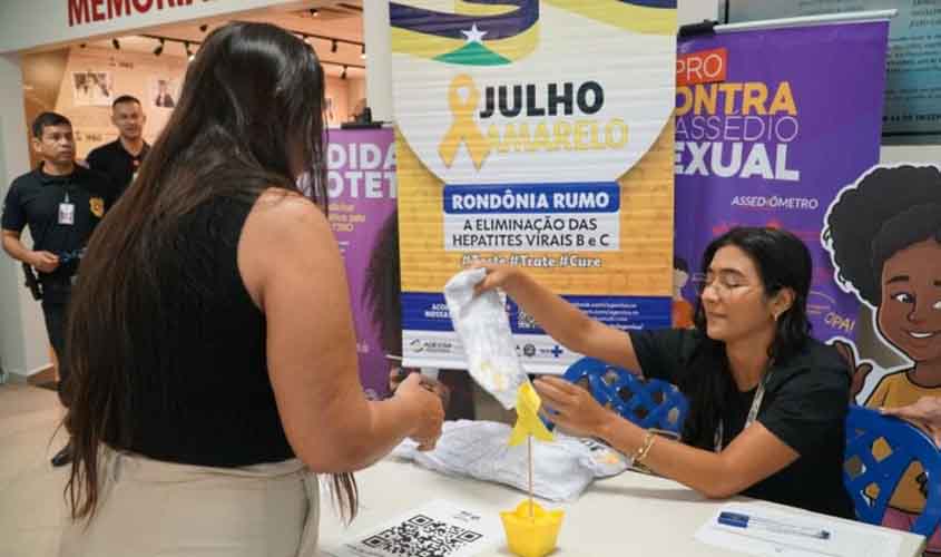 Julho Amarelo 2025 é lançado em Rondônia com foco na eliminação das hepatites virais