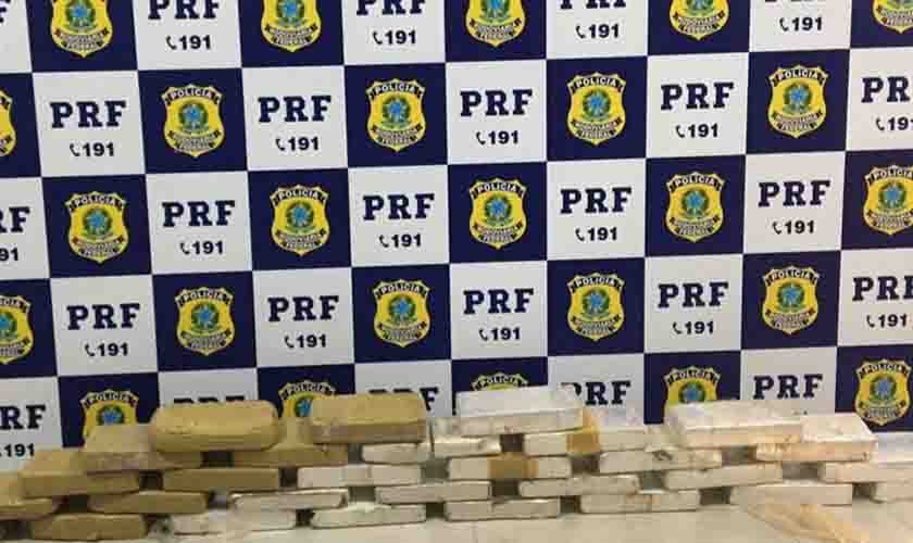 Em JI-PARANÁ/RO, PRF apreende 30 kg de Cocaína