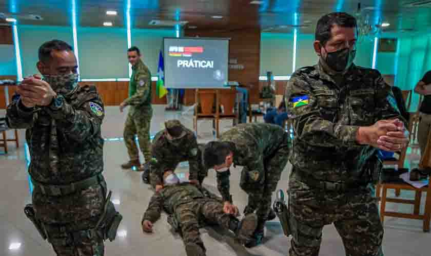 Governo de Rondônia realiza treinamento de Atendimento Pré-Hospitalar para policiais militares