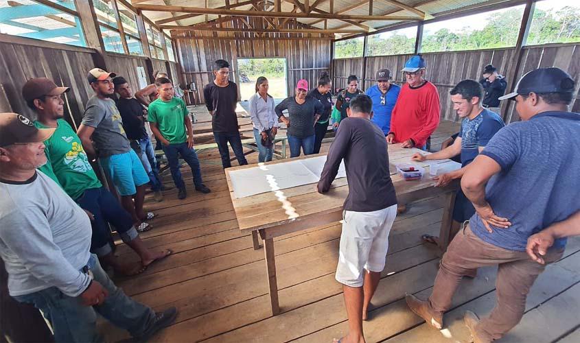 Sedam realiza capacitação para moradores tradicionais da Reserva Extrativista do Rio Cautário