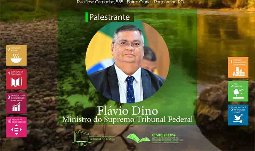 Congresso comemora os 38 anos da Emeron e terá palestra presencial do Ministro do STF Flávio Dino; inscrições estão abertas