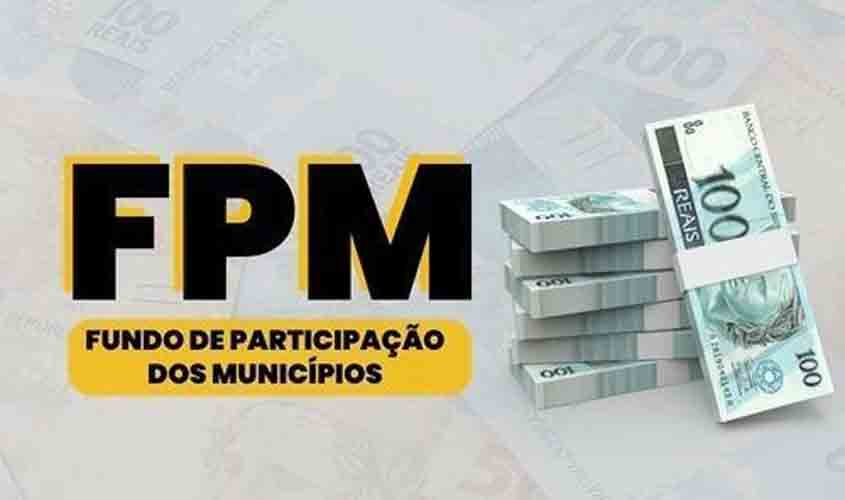 FPM: municípios de Rondônia receberam R$ 63.7 milhões