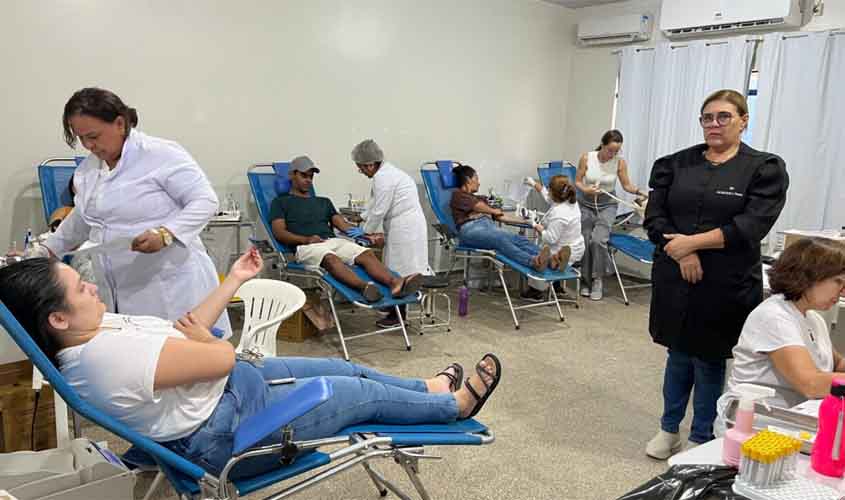 Coletas itinerantes reforçam estoque de sangue e ampliam cadastro de medula óssea em Rondônia