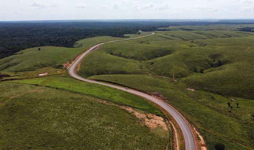 Governo de RO conclui cerca de 84 km de pavimentação na Rodovia-370, no Cone Sul do estado