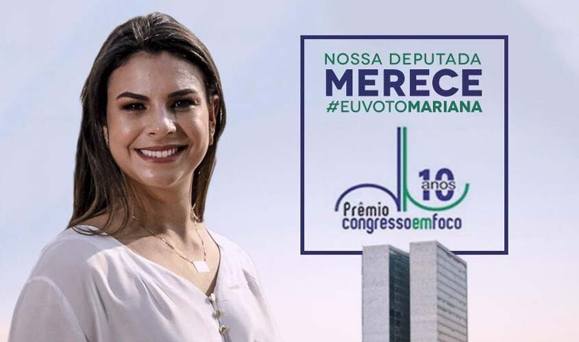 Mariana Carvalho é indicada ao Prêmio Congresso em Foco