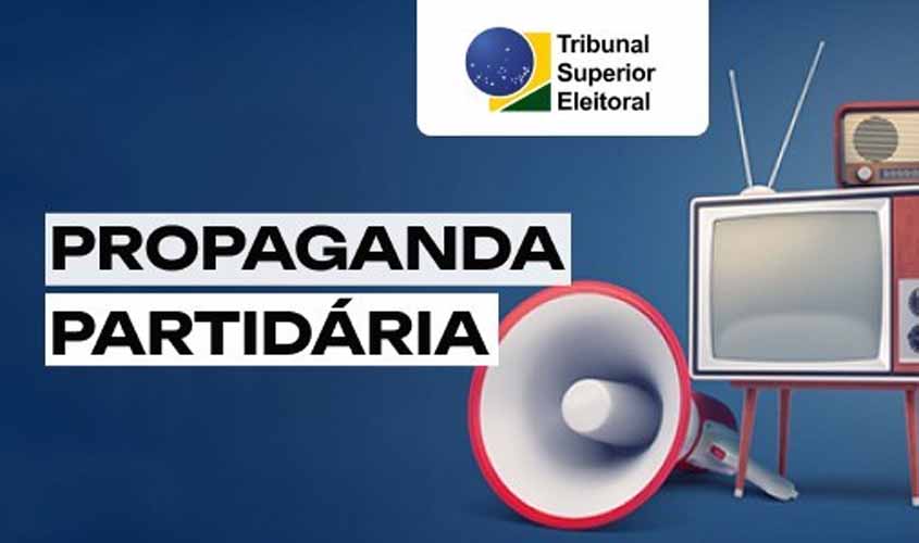 Quatro legendas exibem propaganda partidária nesta semana