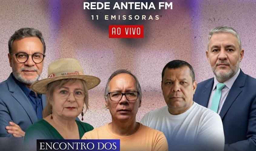 Rede Antena FM reforça bancada de jornalismo neste sábado com nomes de peso; programa ao vivo das 10h ao meio-dia