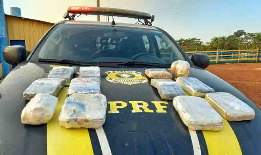Em Porto Velho/RO, PRF apreende mais de 12 quilos de Cocaína