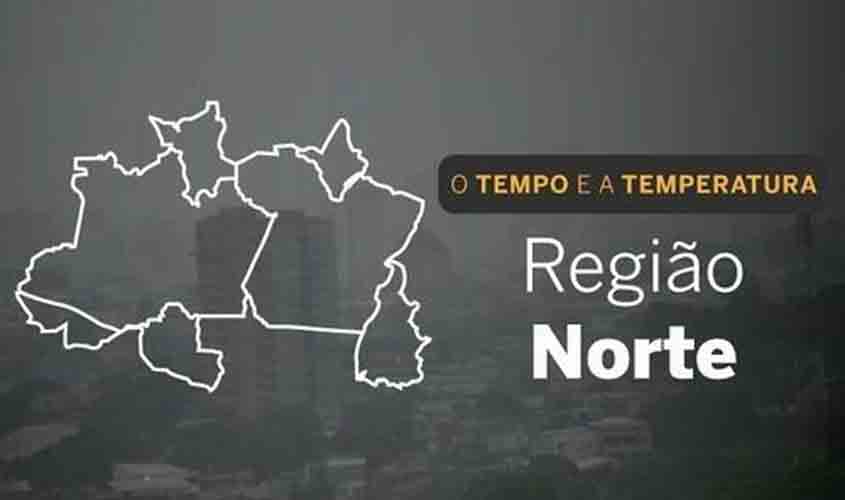 Região Norte tem sábado (12) chuvoso, exceto no AP