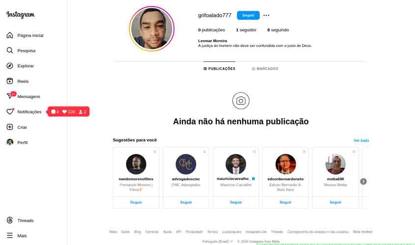 Justiça eleitoral determina identificação de autor de postagem com 'fake news' contra Léo Moraes