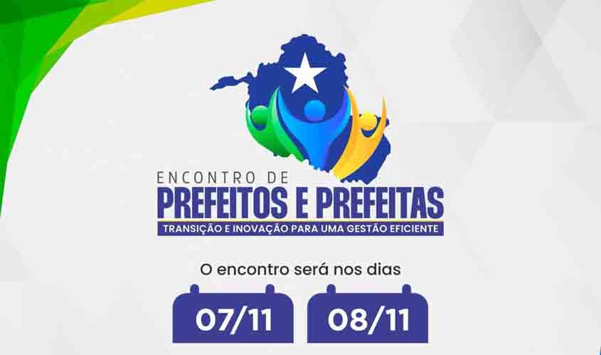 Encontro de prefeitos e prefeitas de Rondônia terá foco em prevenção jurídica, transparência e parcerias estratégicas