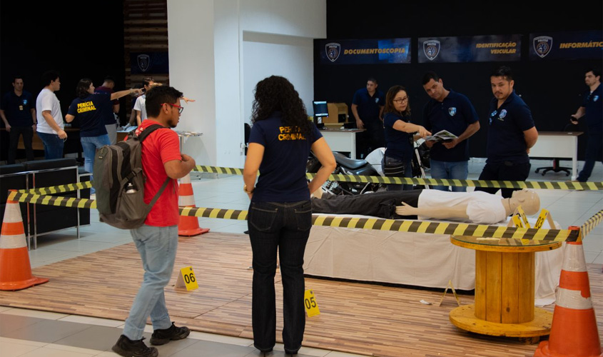 Politec promove 1ª Exposição de Técnicas Periciais de Rondônia
