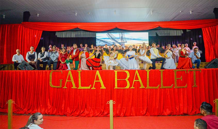 Prefeitura apresentou Gala Ballet