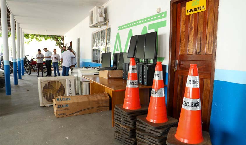 AMT recebe equipamentos doados pelo Detran-RO