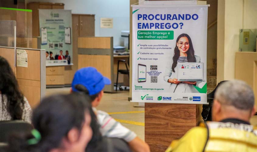 Semana inicia com oferta de mais de 1.800 vagas pelo 'Geração Emprego', em Rondônia