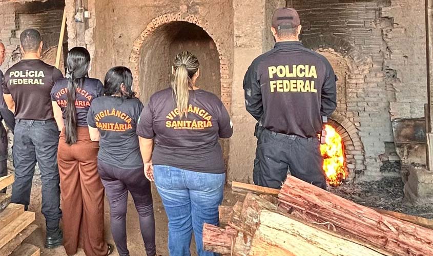 PF realiza incineração de entorpecentes apreendidos