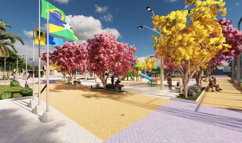 Distrito de Nova Califórnia terá praça revitalizada pelo projeto 'Governo na Cidade'