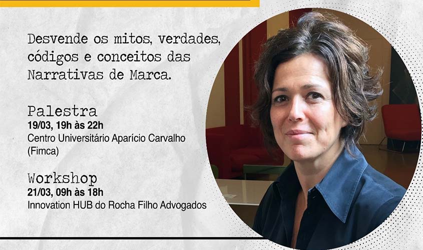 Porto Velho recebe curso e palestra sobre Branded Content com Patrícia Weiss