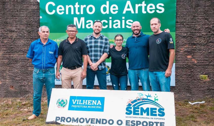 Prefeito Flori Cordeiro dá início às obras de construção do Centro de Artes Marciais