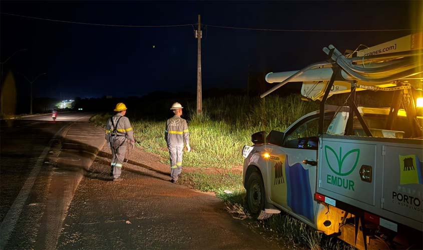 Vandalismo compromete rede elétrica na BR 364