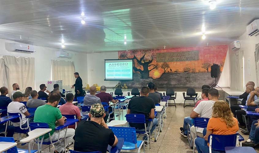Sejus realiza palestra sobre ética profissional na administração pública para policiais penais do Gape
