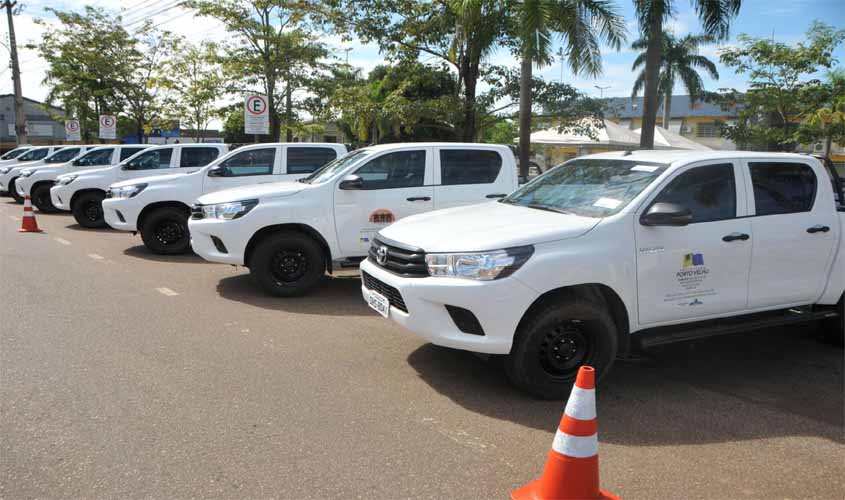 Oito veículos são entregues para reforço da Assistência Social em Porto Velho
