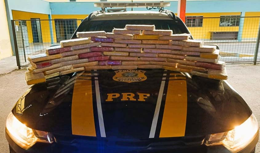 PRF em Rondônia apreende mais de 50 kg de cocaína na BR-364