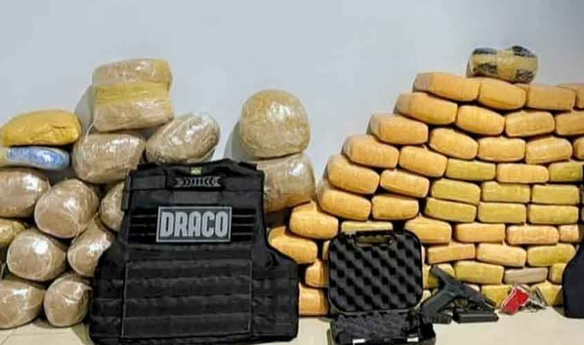 Polícia Civil apreende mais de 100 quilos de skank em operação contra o tráfico em Rondônia