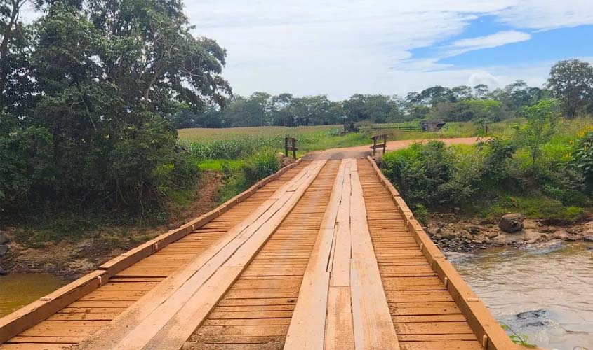 Ponte sobre o rio Arara é revitalizada na RO-494