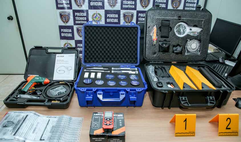 Equipamentos com tecnologia avançada reforçam ações da Politec para elucidar crimes em Rondônia