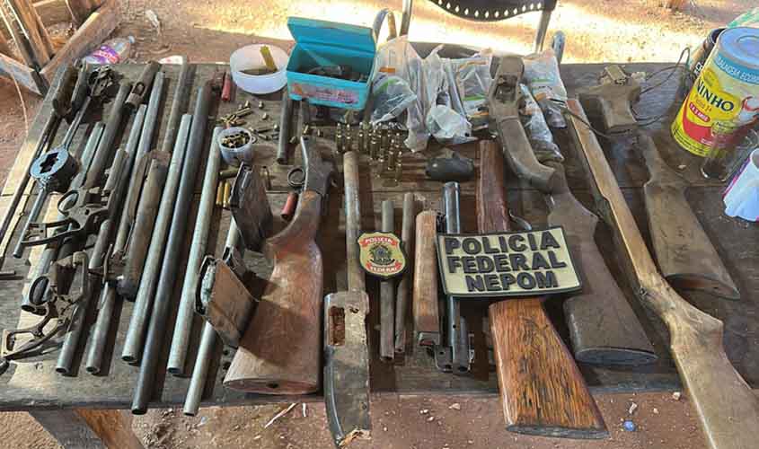 PF deflagra operação em combate ao crime de tráfico internacional de armas de fogo