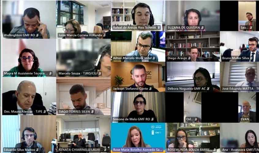 Justiça de Rondônia participa de reunião sobre Mutirão Processual Penal que terá início no dia 30