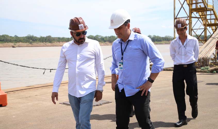 Prefeito e presidente da Associação Portuária em Rondônia tratam de melhorias estruturais
