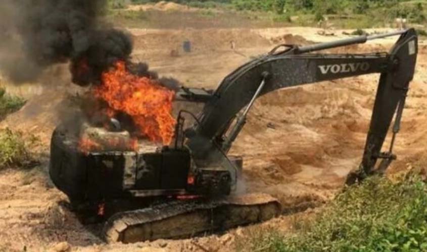 PGE e partido nanico contestam Rondônia e Roraima, que se insurgiram contra lei de destruição e queima de máquinas