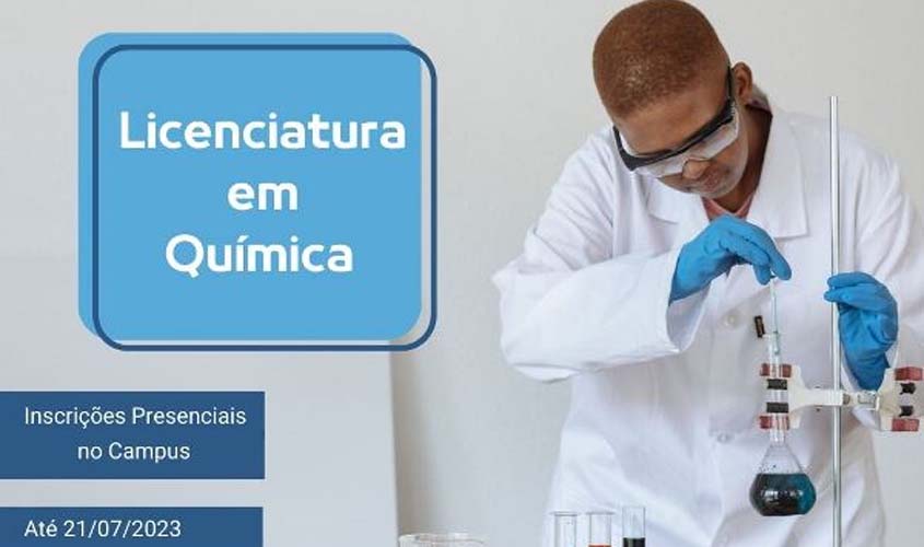 Campus faz seleção para 4 vagas remanescentes da Licenciatura em Química