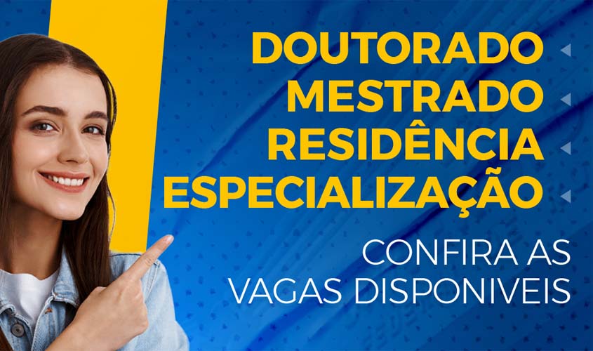 UNIR oferece vagas em cursos de mestrado e doutorado