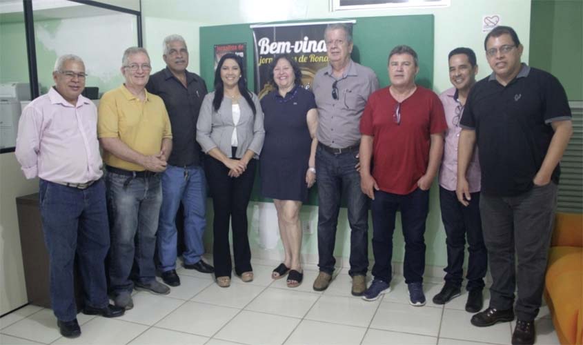 Cristiane Lopes se reúne com nova diretoria do SINJOR para ouvir demandas