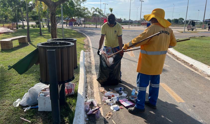 Prefeitura cuida do Parque da Cidade durante Cidade Alegria