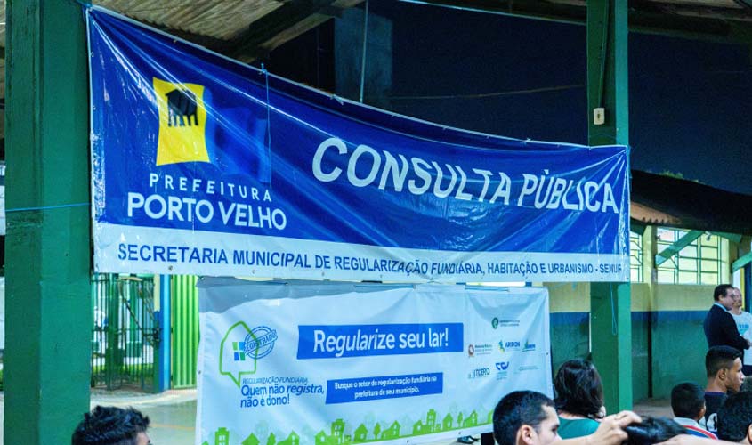 Semdec realiza consulta pública no Terra Prometida