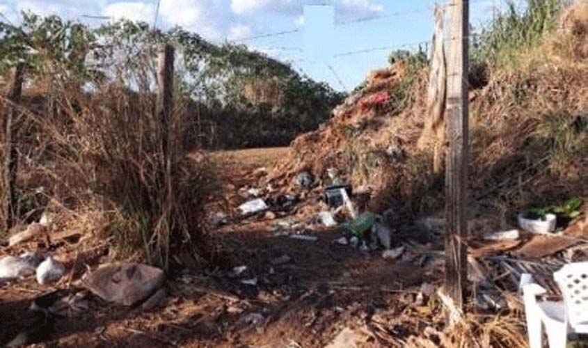“Lixão” de Nova Brasilândia será interditado por ação do Ministério Público