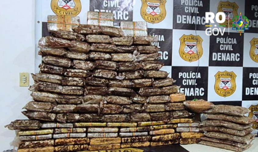 Apreensão de 100 kg de skunk pela Polícia Civil na capital
