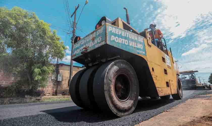 Três ruas serão contempladas com asfalto, drenagem e calçadas na zona Leste de Porto Velho