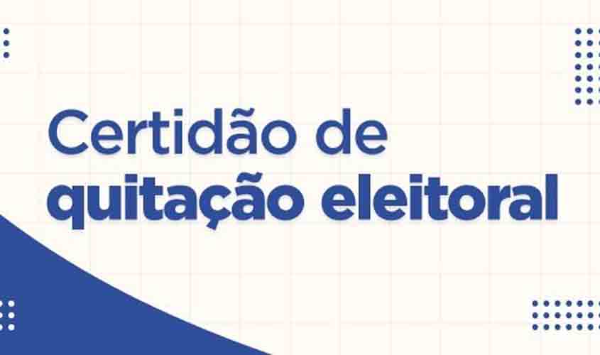 Saiba como emitir a certidão de quitação eleitoral de forma rápida e on-line