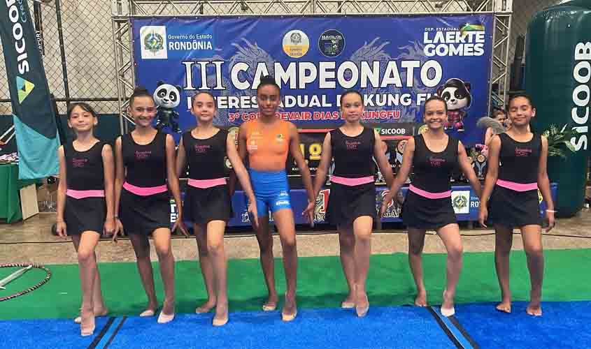 Ginastas rondonienses brilham em abertura de campeonato de Kung Fu Wushu