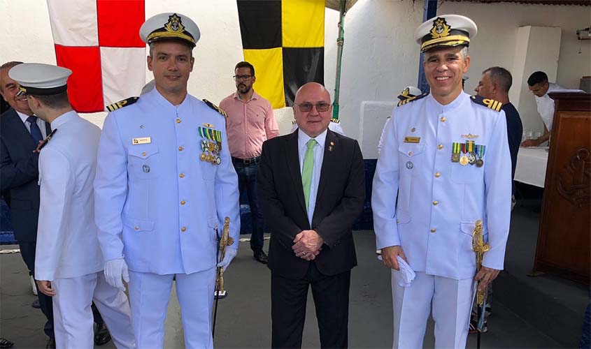 MPRO participa de cerimônia de transmissão de comando da Marinha em Porto Velho