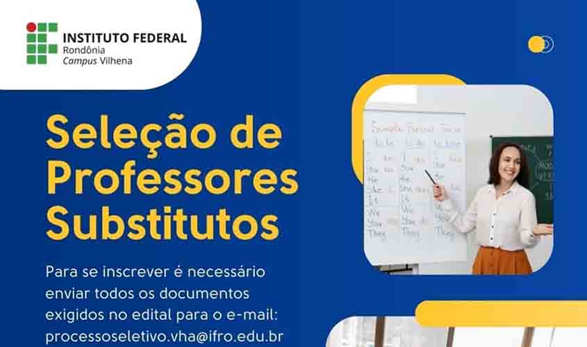 Campus contrata professores substitutos com  diferentes formações