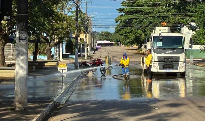 Avenidas da Banda do Vai Quem Quer recebem limpeza